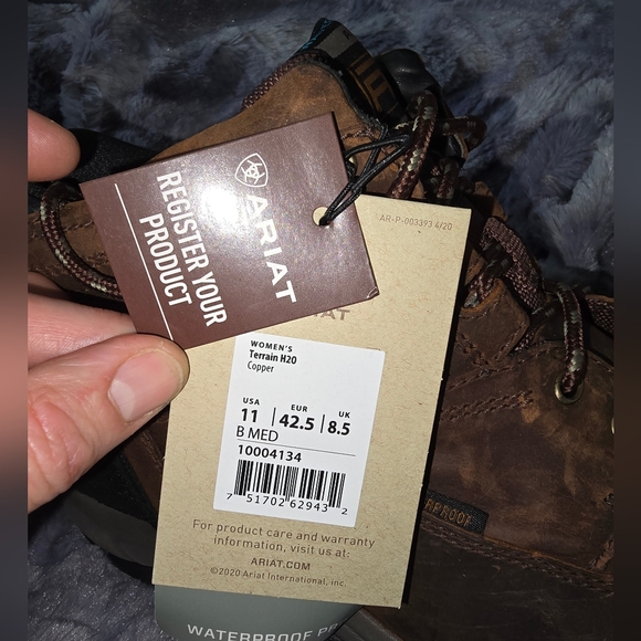 NWT Ariat Terrain Endurance‎ H2O Women's Riding Boots Copper Color Size 11 - Picture 7 of 8